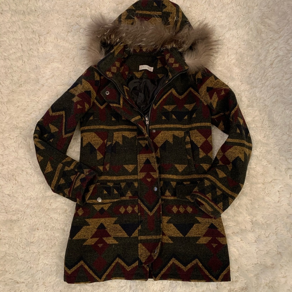 Colorful winter coat